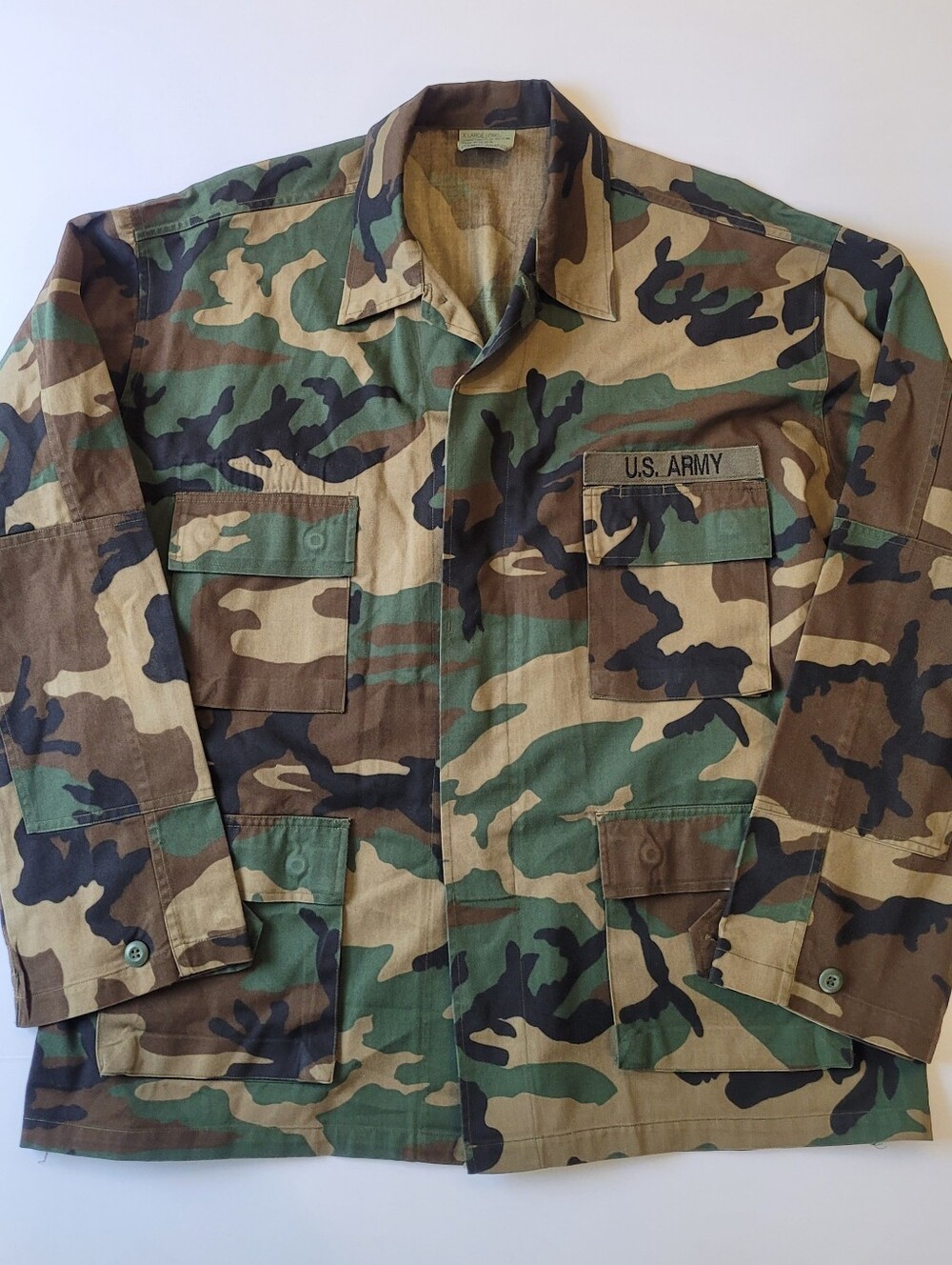 Rothco Ultra Force Woodland Camo BDU Set Jacket & Pants Men's XL Long